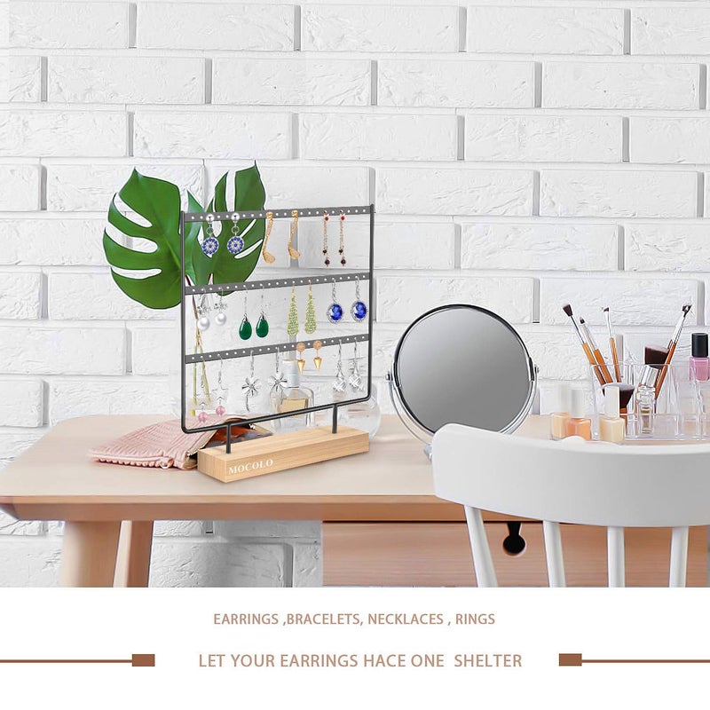 Mocolo Earring Organizer Stand, Earring Display Stand, Earring Holder for Hanging Earrings - Image 4